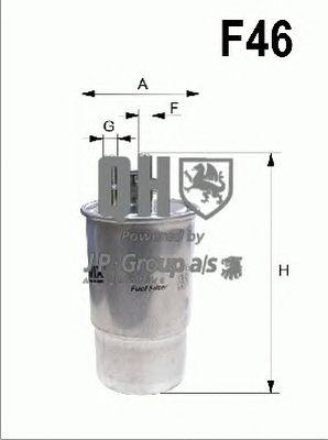 JP GROUP 1218702109 -  Топливный фильтр